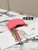 Fendi 7AS089 Nano Fendigraphy Rose Pink Leather Charm 80056S