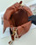 Fendi 8BR833AQ0DF1SK5 Mamma Baguette Medium Brown nappa leather bag 8677M
