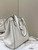 Fendi Origami Medium 8BH414 White leather bag that can be transformed 8626
