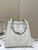 Fendi Origami Medium 8BH414 White leather bag that can be transformed 8626