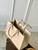 LV M46531 Louis Vuitton OnTheGo MM Bag Monogram Empreinte Beige
