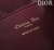 Dior Medium Dior Caro Backpack Wine Red Macrocannage Lambskin M6301