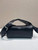 Prada leather shoulder bag 2VH188 Black