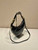 Prada 1BC194 Prada Arqué naplak patent leather shoulder bag Black