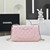 Chanel Crush Handle box Bag Calfskin AS5554 Pink