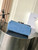Celine 115853 Medium Celine Victoire Bag In Denim blue canvas