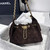 Chanel AS5631 Mini Hobo Velvet & Gold-Tone Metal Brown