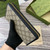 Gucci 821803 GG Emblem Beige and Black mini wallet
