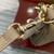 Gucci 820453 GG Emblem Medium Shoulder bag Apricot
