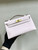 Hermes Kelly Pouchette Matte crocodile Leather clutch bag H231045