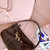 MiuMiu 5BC182 Aventure Sued leather Small bag Dark Brown