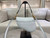 Dior M0455 Saddle Bag With Strap Grained Calfskin Blue Gray M0456