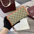 Gucci GG Emblem zip around wallet 819122 Biege & orange