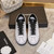 Chanel G46076 Women 24B Trainers Cotton  Black & White C91287