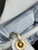 Dior S0856 Micro Lady Dior Limited edition Embroidered Ice Blue Beads