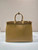 Prada Buckle leather bag with belt 2VG126 Gold Brown with Belts