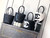 Chanel A98003 Vintage Large Bucket bag Black with White CC