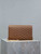 YSL 377828 Classic Cassandre chain wallet in grain de Poudre leather Brown