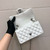 Chanel A69900 Mini Flap Bag Grained Calfskin White Silver