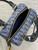 Dior M1364 Dior Groove 20 Bag Blue Denim Dior Oblique Jacquard