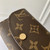 Louis Vuitton LV M41939 Rosalie Coin Purse Gold Wine Red