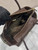 Prada Explore medium nappa leather tote bag 1BG596 Dark Brown