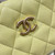 Chanel AP4484 Clutch with chain Grained Shiny Calfskin Yellow