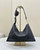 FENDI Thin Zipper Messenger Bag 7VA390 Black FF jacquard fabric bag 8631