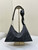 FENDI Thin Zipper Messenger Bag 7VA390 Black FF jacquard fabric bag 8631