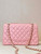 Chanel A01112 Flap Classic 11.12 Handbag Lambskin & Gold-Tone Metal Cherry Blossom Pink