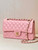 Chanel A01112 Flap Classic 11.12 Handbag Lambskin & Gold-Tone Metal Cherry Blossom Pink