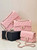 Chanel A01112 Flap Classic 11.12 Handbag Lambskin & Gold-Tone Metal Cherry Blossom Pink