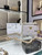 Chanel AP1447 small Vanity with chain lambskin gold Adjustable small gold balls Gray