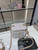 Chanel AP1447 small Vanity with chain lambskin gold Adjustable small gold balls Gray