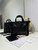 DiorAlps Medium Dior Toujours Bag Black Macrocannage Crinkled Calfskin and Merino Wool