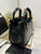 DiorAlps Medium Dior Toujours Bag Black Macrocannage Crinkled Calfskin and Merino Wool