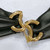 Chanel polished CC brass buckle Sheepskin elastic belt AA0936