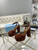 Prada 1XP48B Suede platform sandals P78589
