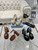 Prada 1XP48B Suede platform sandals P78589