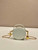 Prada 1NR023 Saffiano leather mini-pouch White