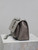 YSL 633151 Niki Baby Chain Bag IN VINTAGE Calf Leather Gray