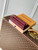 Louis Vuitton LV M82257 Sarah Wallet Monogram Empreinte Leather Wine Red