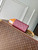 Louis Vuitton LV M82257 Sarah Wallet Monogram Empreinte Leather Wine Red