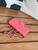 Chanel A81081 Wallet on Chain Shiny Calfskin Rose Red