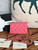Chanel A81081 Wallet on Chain Shiny Calfskin Rose Red