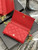 YSL 585031 Saint Laurent Becky Chain Shoulder Bag Leather Red