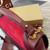 Gucci 815719 Gucci Blondie Medium top handle bag Red and  Wine Red suede