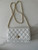 Chanel AP4241 Classic Wallet On Chain Grained Shiny Calfskin White