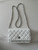 Chanel AP4241 Classic Wallet On Chain Grained Shiny Calfskin White