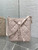 Dior Medium D-Motion Bag M2852 Pink Macrocannage Lambskin